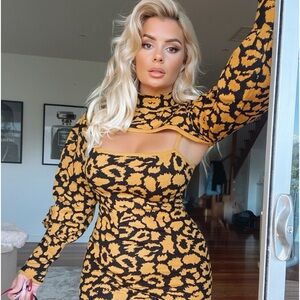 Brand new sexy sweater dress set